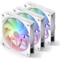 Jonsbo ZF120 Fans PWM-ARGB 3-pack 120mm Kabinettvifte 120mm Hvit med RGB-lys 120mm