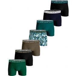 Björn Borg Cotton Stretch Boxer 7-pack - Black/Green/Print