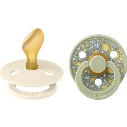 Bibs X Liberty Colour Nappar 2-pack Stl. 2 Anatomisk Sag One Size Nappar