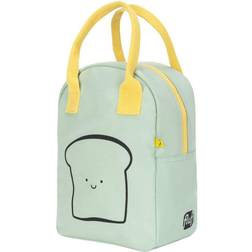 Fluf Zipper Lunch Bag Happy Bread Mint