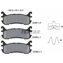 Textar Bremsbeläge hinten Mazda 323 MX-5 I II 1,5-2,0