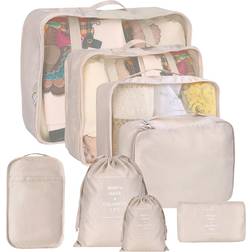 Kingdalux Travel Luggage Packing Organizers - 8 delar