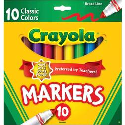 Crayola Ultraclean Broadline Classic 10-pack