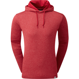 FootJoy Lightweight Hoodie Herre Pullover Heather Crimson