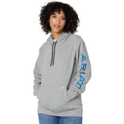 Ariat Women's Rebar Graphic Hoodie Long Sleeve - Heather Grey