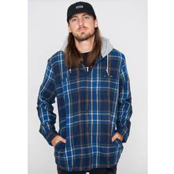 Vans Lopes Hooded Shirt Blue