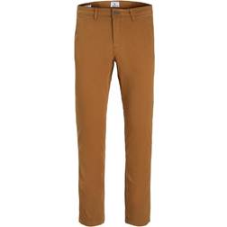 Jack & Jones Slim Fit Chinos - Orange/Rubber