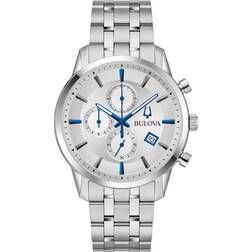 Bulova Chronograph Classic Sutton Bracelet 41mm Silver Silver