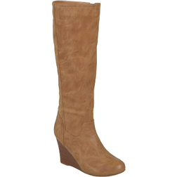 Journee Collection Langly Wide Calf - Tan