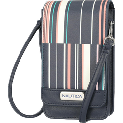 Nautica Catalina Vegan Leather RFID Crossbody Bag - Ribbon Stripe