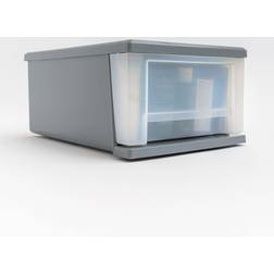 Iris 7qt 5pk Stacking Drawer Storage Box 5pcs