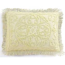 Beatrice Home Fashions Medallion Chenille Örngott Gul (66x50.8cm)