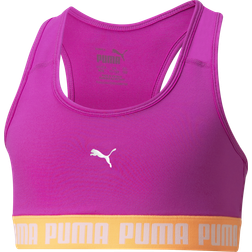 Puma Runtrain Bra Top G, sports-bh til piger Pink 128