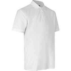 ID PRO Wear 0376 CARE poloshirt klassisk-Hvid-3XL