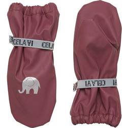 CeLaVi Padded PU Mittens - Rose Brown