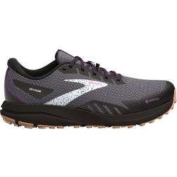 Brooks Divide GTXr Black/Blackened Pearl/Purple Women's Shoes Black