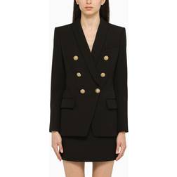 Balmain Black Shawl Lapel Blazer FR