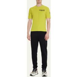 Grenoble Men's Technical Embossed Logo T-Shirt - Yellow