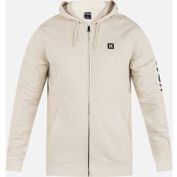 Hurley icon boxed fleece zip hoody bone