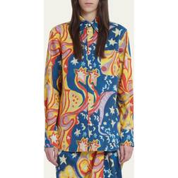 Marni x No Vacancy Inn printed cotton shirt multicoloured