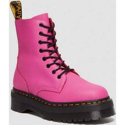 Dr. Martens Jadon III Boot Pisa Leather Platforms - Thrift Pink