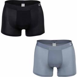 Hom men's comfort boxer briefs h-fresh shorts microfibre stretch plain