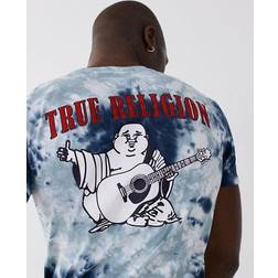 True Religion Men's Buddha Logo Short Sleeve Ocean Waves