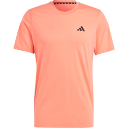 adidas Men's Train Essentials Feelready Training Tee - Coral Fusion/Black