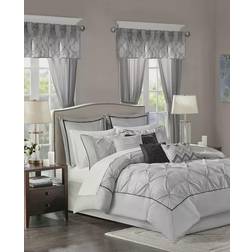 Madison Park Joella Room Bed Linen Gray (274.3x259.1)