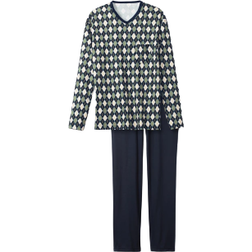 Calida Relax Streamline V-Neck Pyjama - Groen Katoen