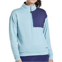 Saucony Women's Sunday 1/4 Zip - Dark Grey