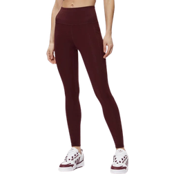 Skechers GO WALK High Waisted Leggings - Burgundy/Brown