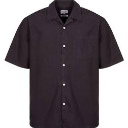 Norse Projects Carsten Tencel Short Sleeve Shirt - Dark Navy