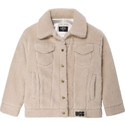 UGG Frankie Truckerjacke aus Sherpa für Damen in Natural Ii, Größe XL, Polyester