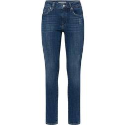 Mavi Women's Adriana Jeans - Deep Blue Brushed Glam