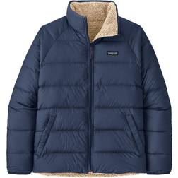 Patagonia Men's Reversible Silent Down Fleece Jacket - New Navy