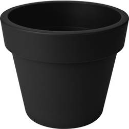 Elho Medium 30cm Round Planter Plant Pot Black