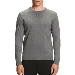 Falke Men Pullover Round-Neck - light Greymel