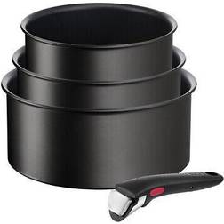 Tefal Ingenio Unlimited Kastrullset 4 Delar Svart Set