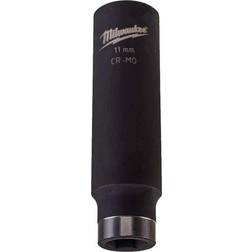 Milwaukee SHOCKWAVE 3/8'' Long Socket 11 mm