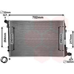 Van Wezel Kühler, Motorkühlung 58002224