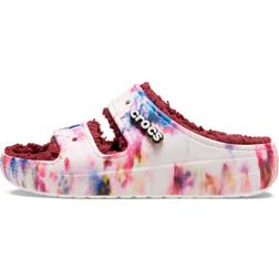 Crocs Classic Cozzzy Platform Sandals Garnet/Multi