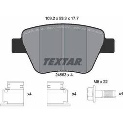 Textar Bremsbelagsatz, Scheibenbremse Hinterachse 2456301