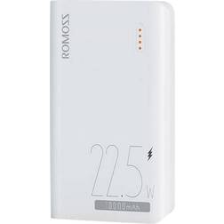 Romoss powerbank SENSE4SF 10000mAh, 22.5W hvid