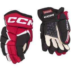 CCM Hockeyhandskar Jetspeed 680 Jr Black/Red/White