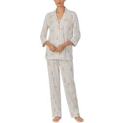 Polo Ralph Lauren Knit Pajama Set - Floral Stripe