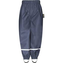 Playshoes kinder regenhose fleece-halbhose marine