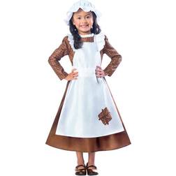 Amscan Victoriansk Pige Børnekostume Small