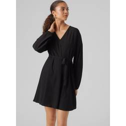 Vero Moda Sort minikjole bælte-Black Black