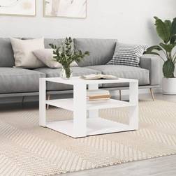 vidaXL 59,5x59,5x40 konstrueret træ Sofabord